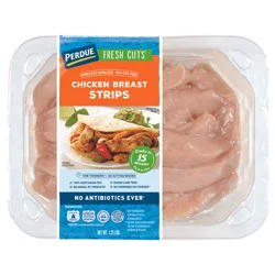 Perdue Fresh Cuts Boneless Skinless Chicken Breast Strips, 1.25 lb