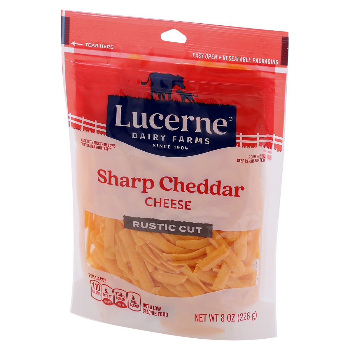 slide 9 of 12, Lucerne Cheese Sharp Cheddar - 8 Oz, 8 oz