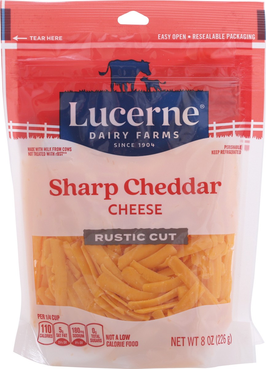 slide 7 of 12, Lucerne Cheese Sharp Cheddar - 8 Oz, 8 oz