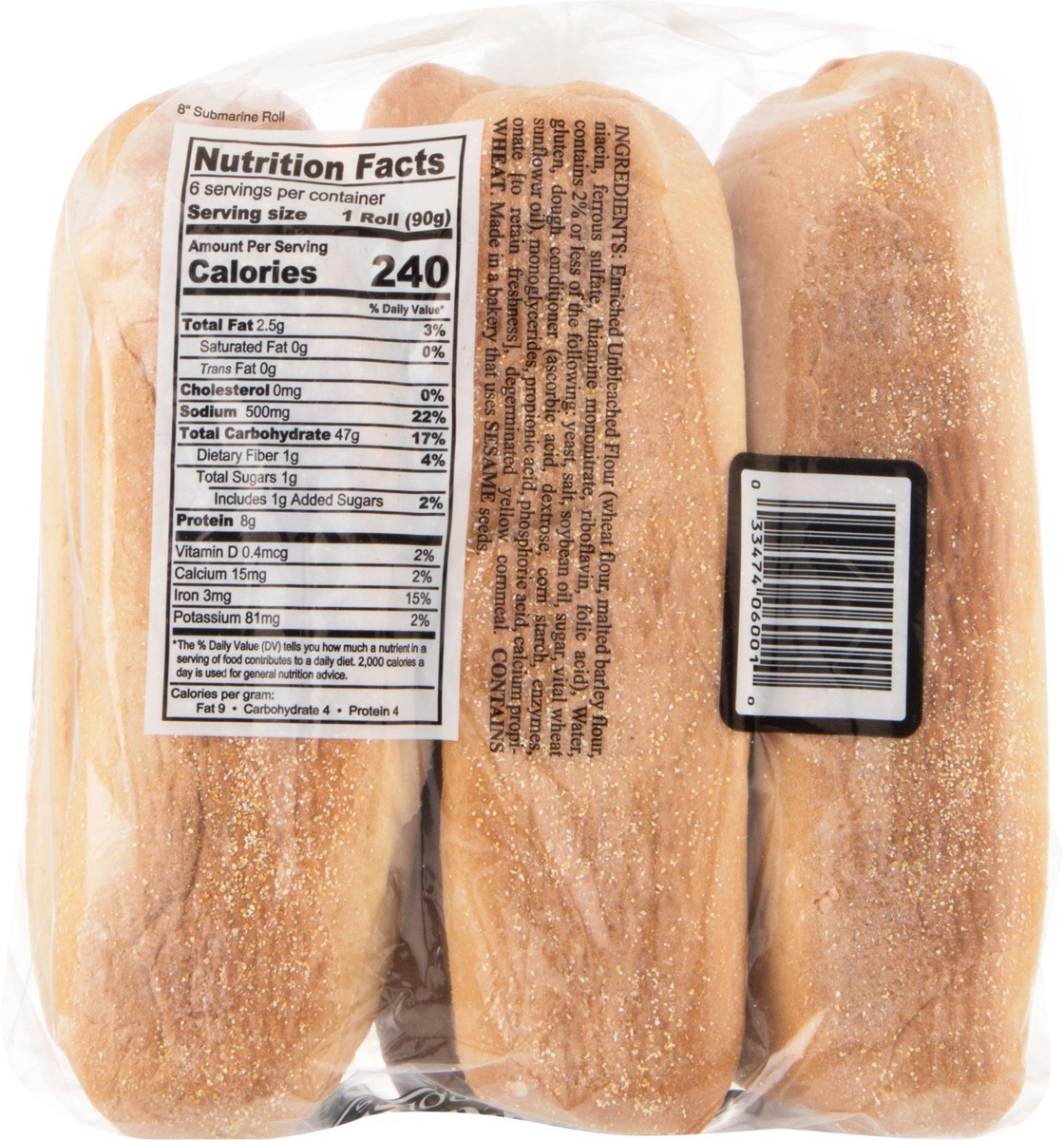 slide 9 of 14, Piantedosi Rolls 8 Inch 6 ea, 6 ct