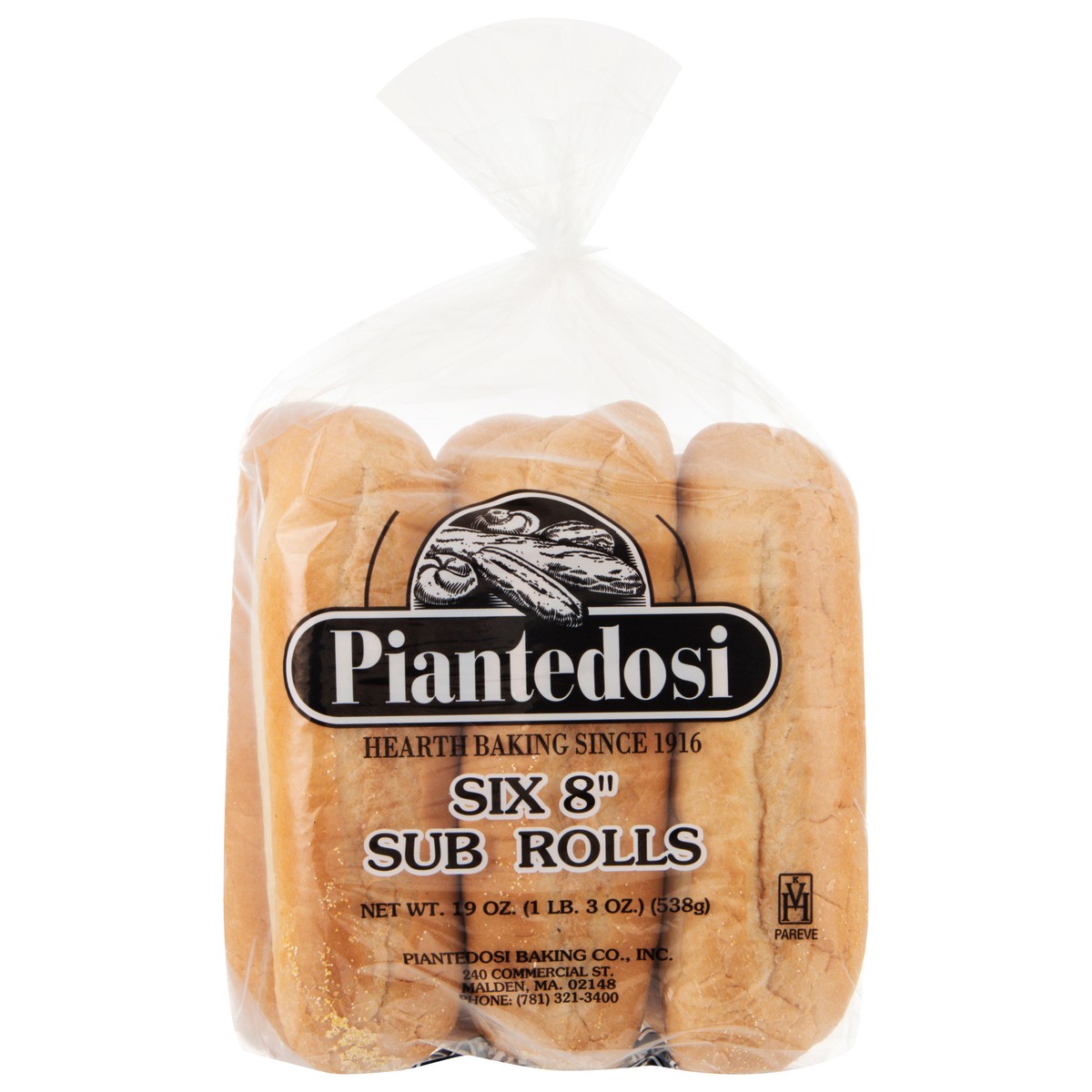 slide 5 of 14, Piantedosi Rolls 8 Inch 6 ea, 6 ct