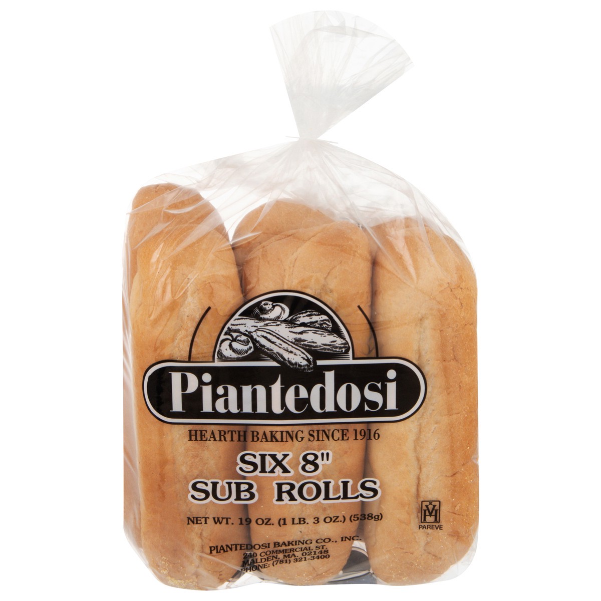 slide 1 of 14, Piantedosi Rolls 8 Inch 6 ea, 6 ct