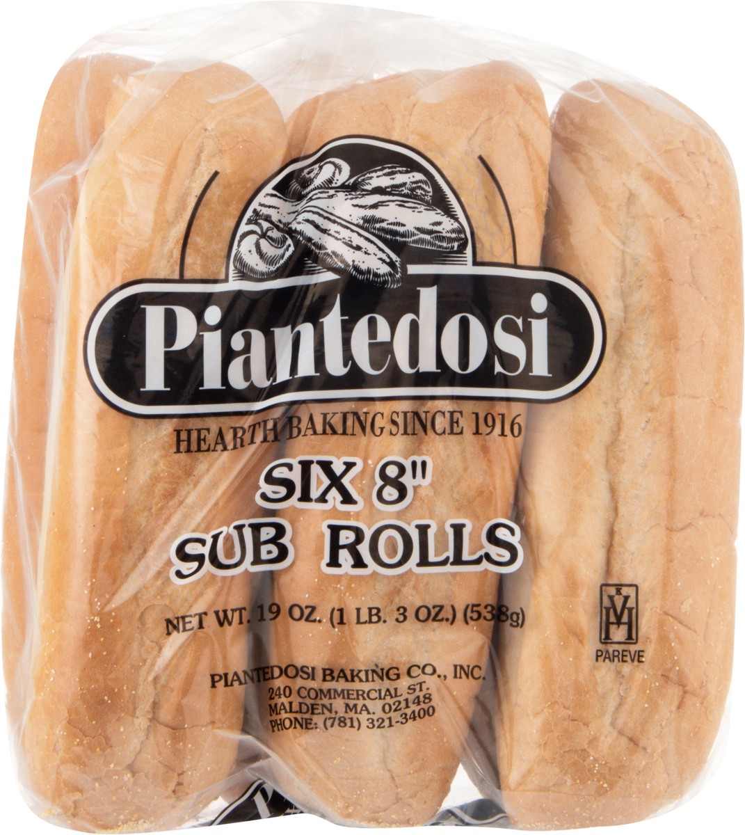 slide 6 of 14, Piantedosi Rolls 8 Inch 6 ea, 6 ct
