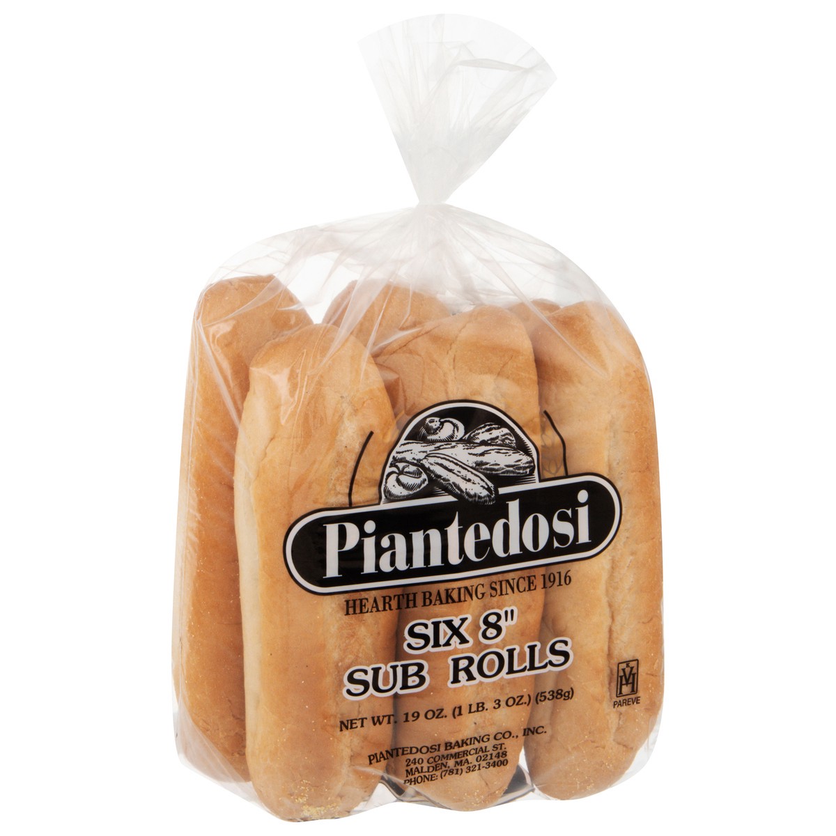 slide 4 of 14, Piantedosi Rolls 8 Inch 6 ea, 6 ct