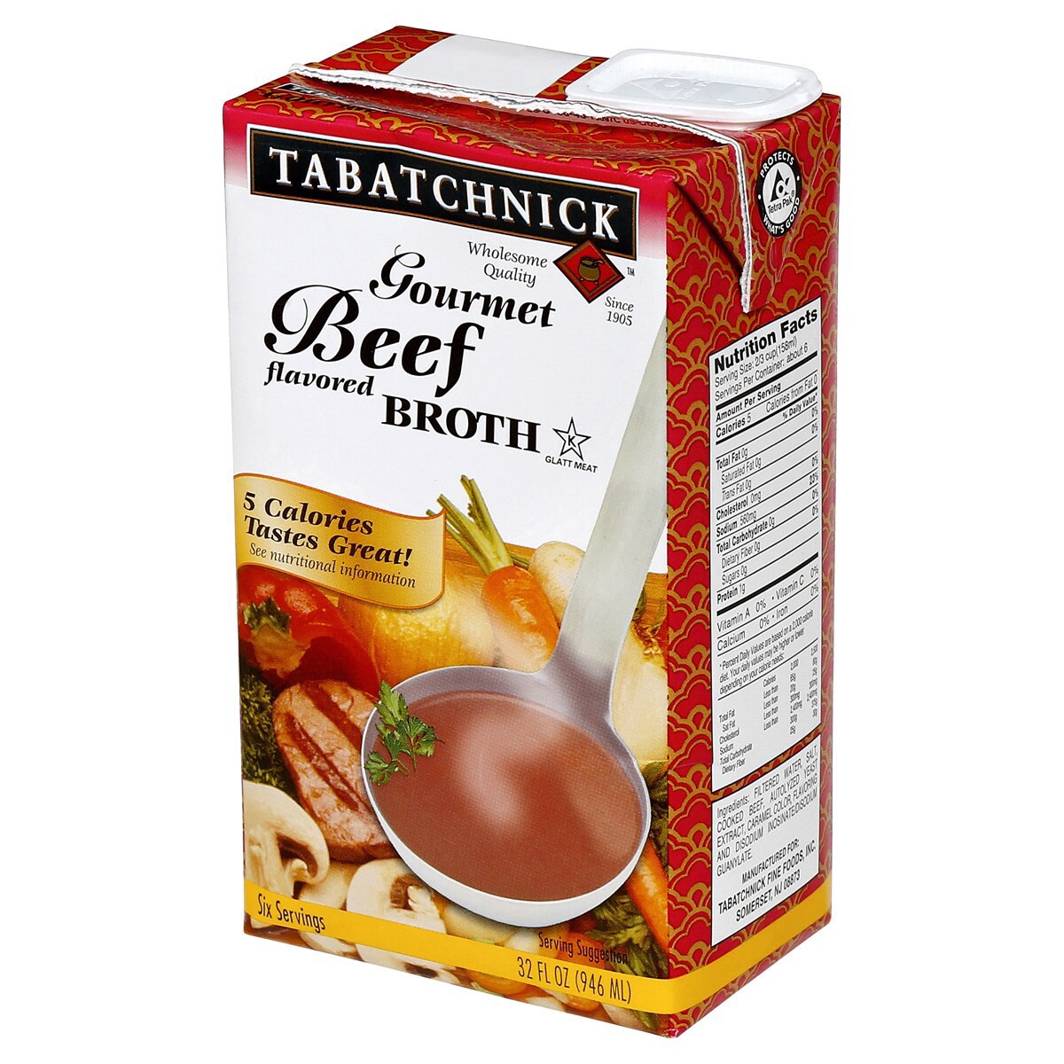 slide 23 of 25, Tabatchnick Gourmet Beef Flavored Broth, 32 fl oz