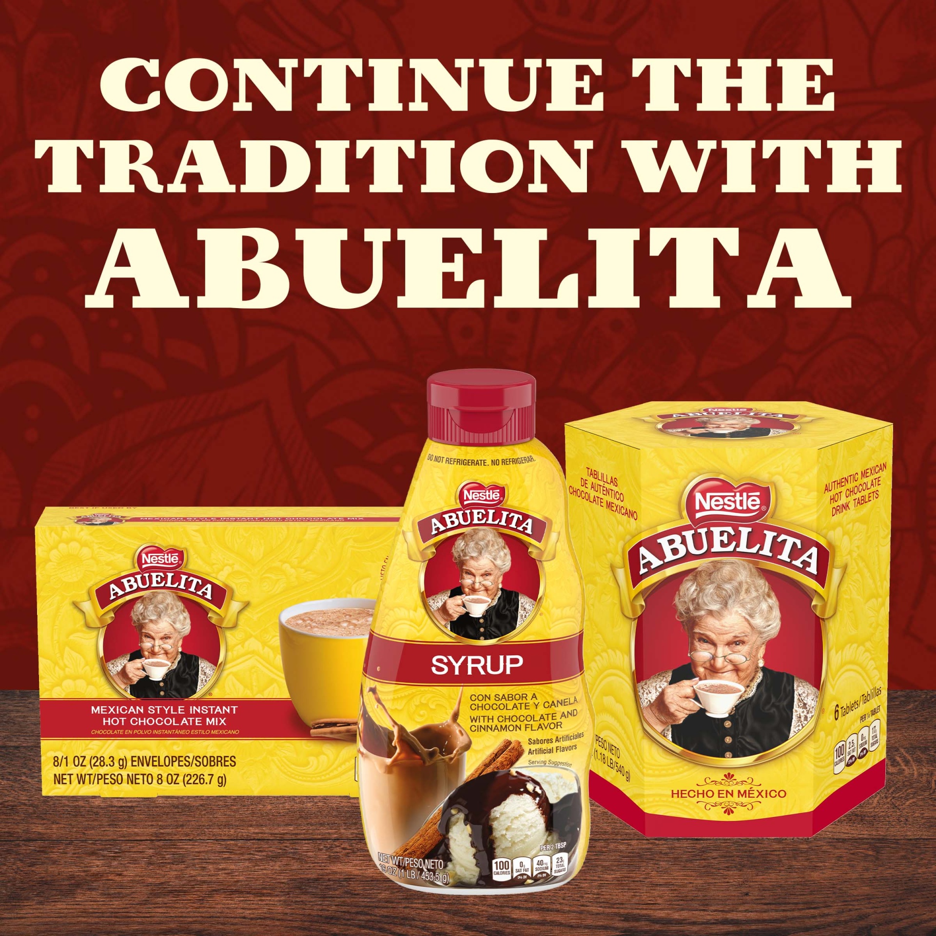 slide 4 of 6, Nestlé Abuelita Authentic Mexican Chocolate Drink Mix, 7.05 oz