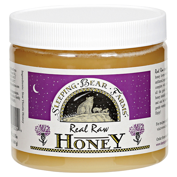 slide 1 of 1, Sleeping Bear Farms Real Raw Honey, 24 oz