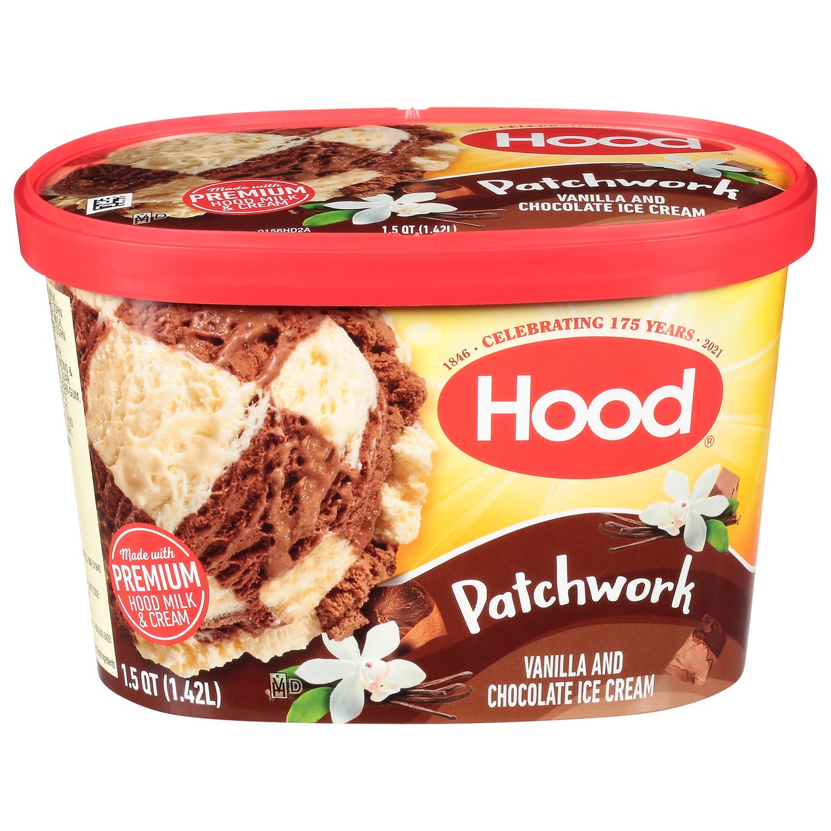 slide 11 of 11, Hood Patchwork Ice Cream, 1.5 Quarts, 1.5 qt
