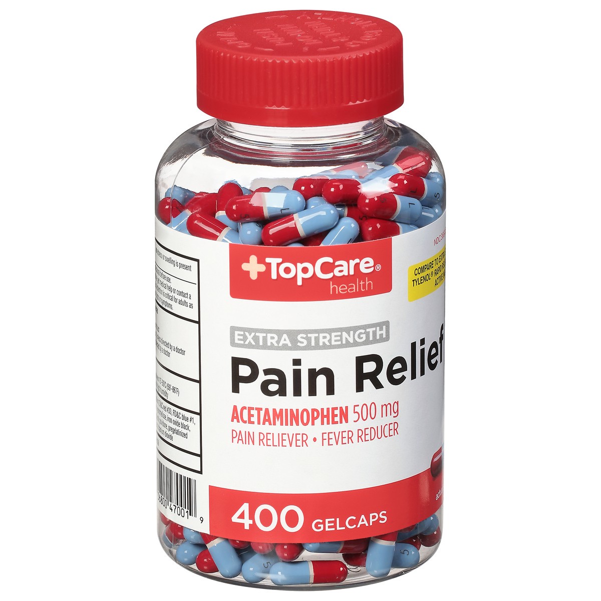 slide 2 of 10, TopCare Pain Relief Gel Caps, 400 ct