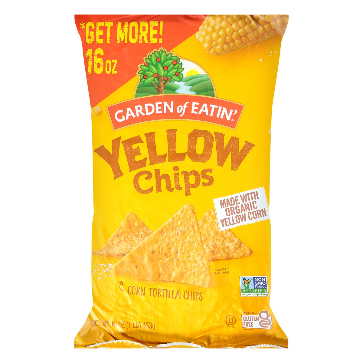 slide 2 of 10, Garden of Eatin' Yellow Chips, 16 oz