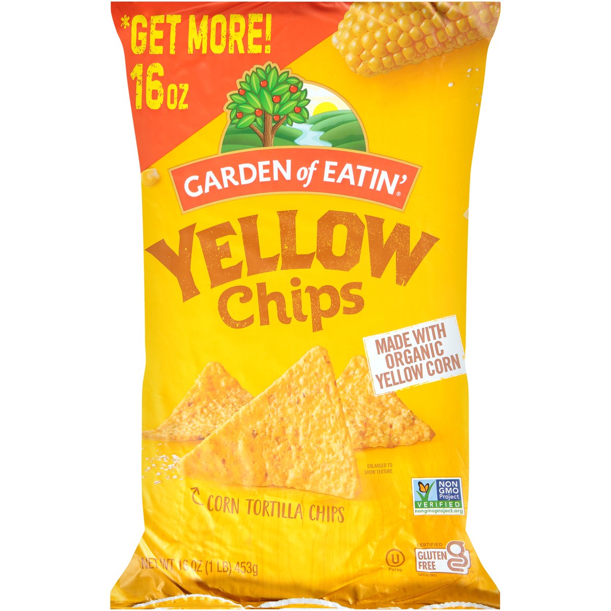 slide 1 of 10, Garden of Eatin' Yellow Chips, 16 oz