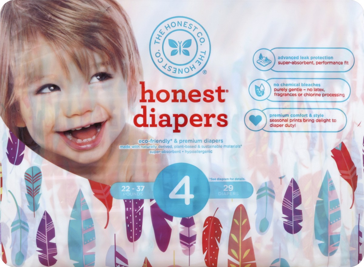slide 4 of 4, The Honest Co. Diapers 29 ea, 29 ct