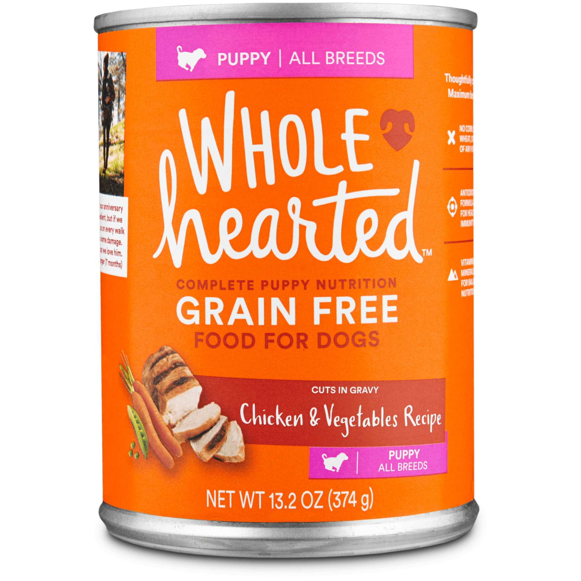 Wholehearted grain store free dog food