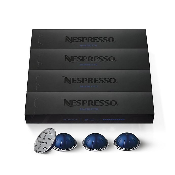 slide 1 of 6, Nespresso VertuoLine Diavolitto Espresso Capsules, 40 ct