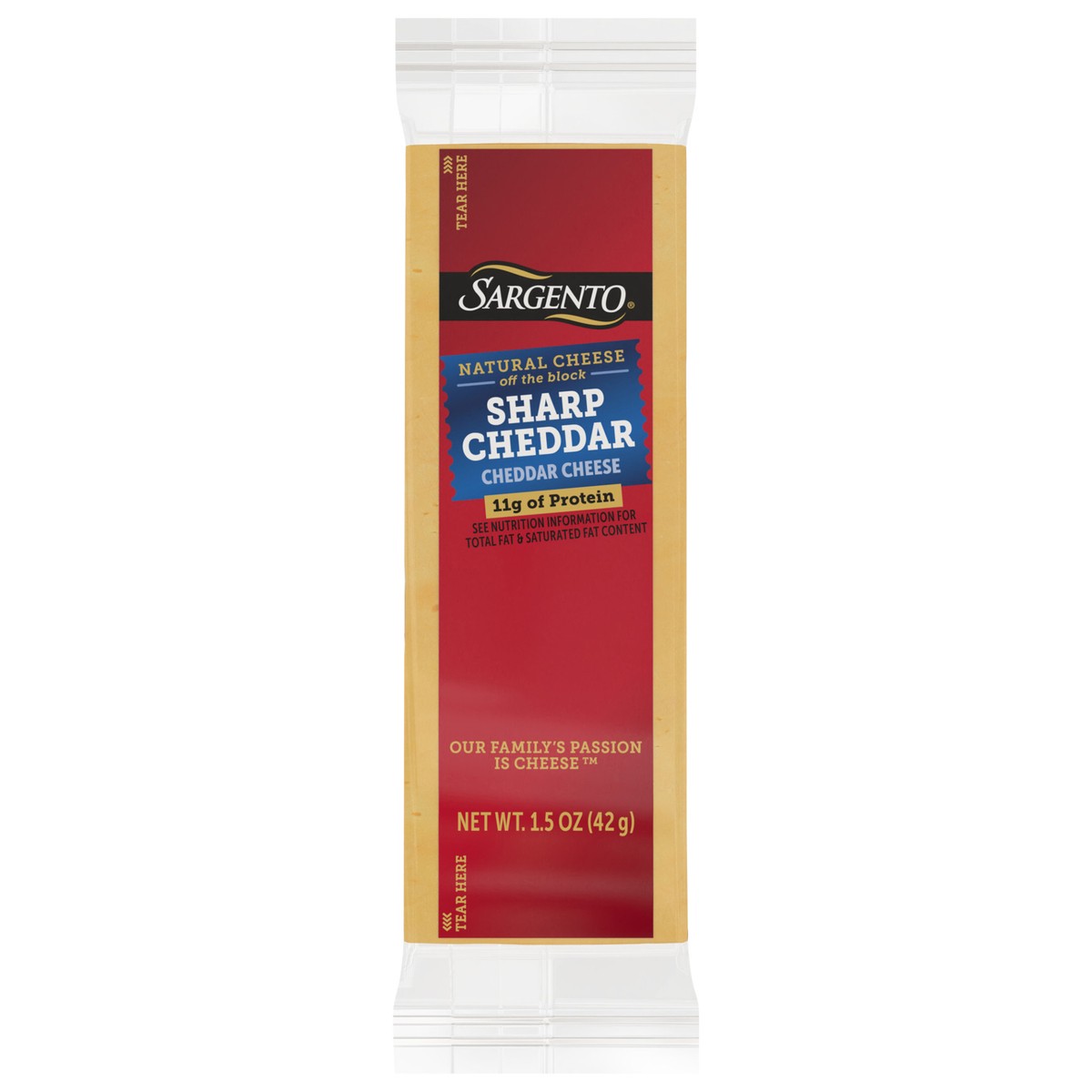 slide 1 of 9, Sargento 1.5 oz Sharp Cheddar Snack, 1.5 oz