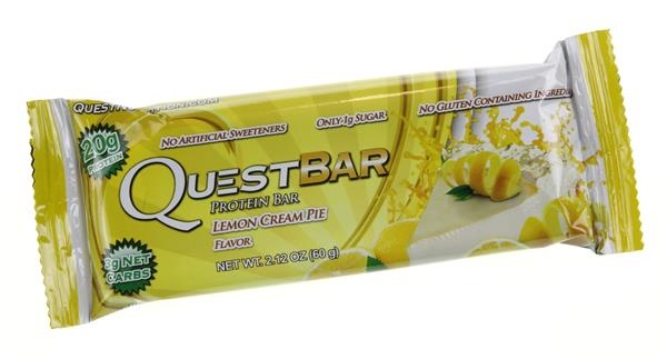 slide 1 of 6, Questbar Lemon Cream Pie Protein Bar, 2.12 oz