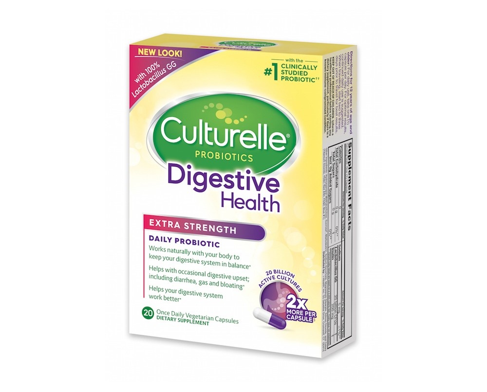 slide 5 of 5, Culturelle Extra Strength Digestive Health Probiotic, 20 ct