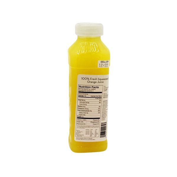 slide 1 of 1, 100% Fresh Squeezed Organic Juice- 8 oz, 8 oz