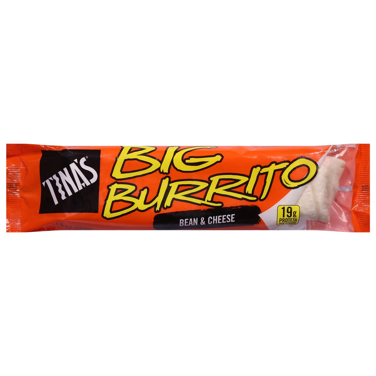 slide 3 of 14, Tina's Big Bean & Cheese Burrito 9 oz, 9 oz
