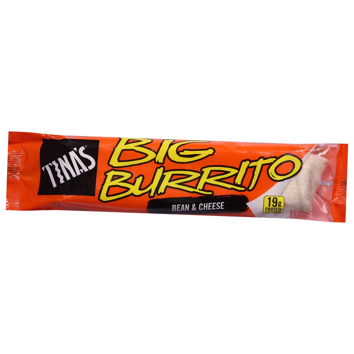 slide 13 of 14, Tina's Big Bean & Cheese Burrito 9 oz, 9 oz
