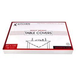 Kitchen Collection Heavyweight 60 in x 120 in Table Covers