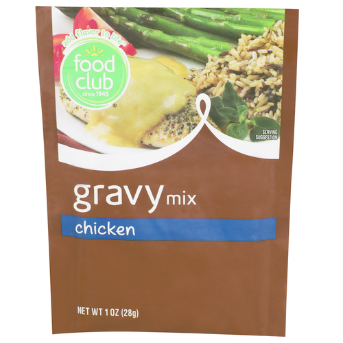 slide 1 of 1, Food Club Chicken Gravy Mix, 1 oz