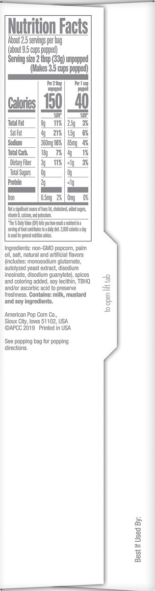 slide 3 of 8, Jolly Time Popcorn Big Cheez 6Pk 18Oz, 6 ct