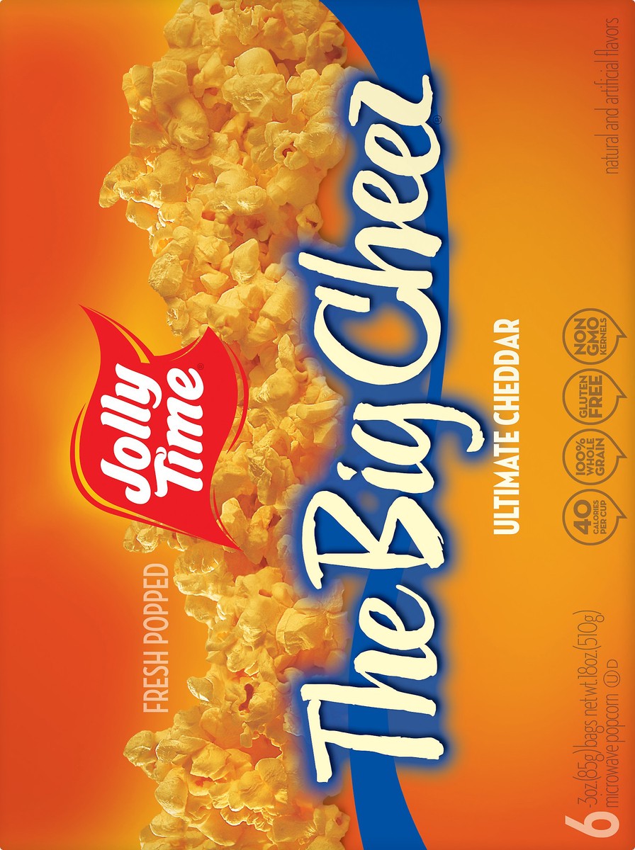 slide 8 of 8, Jolly Time Popcorn Big Cheez 6Pk 18Oz, 6 ct