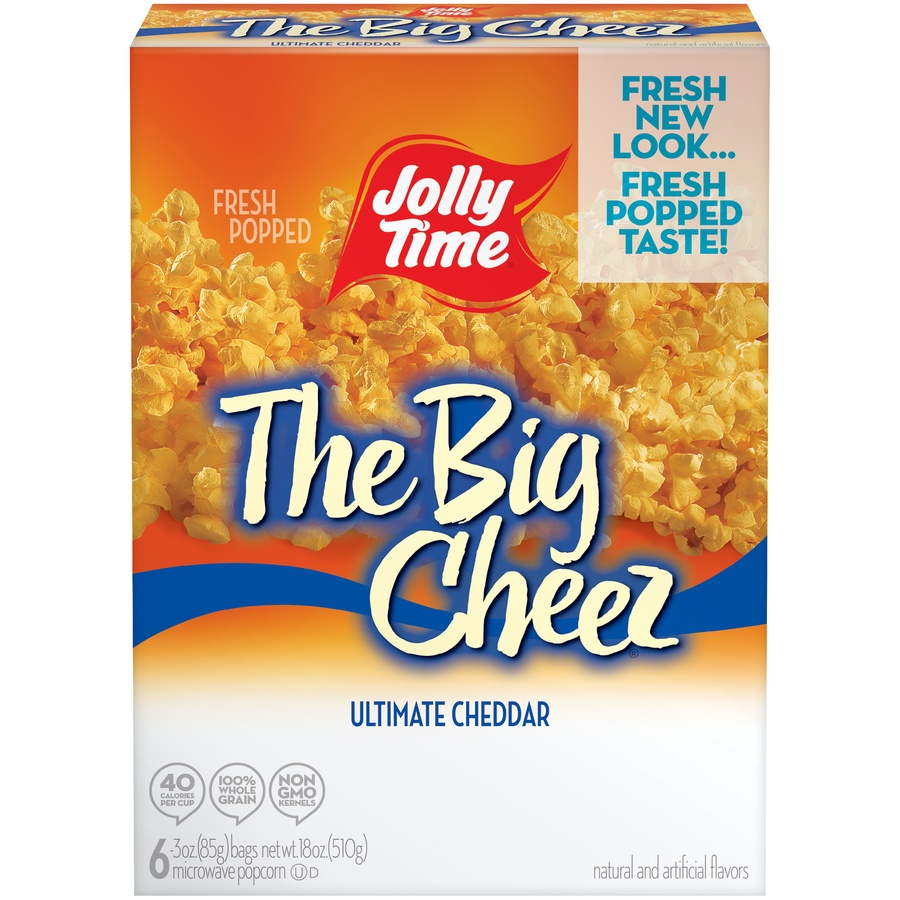 jolly time popcorn cheddar cheese