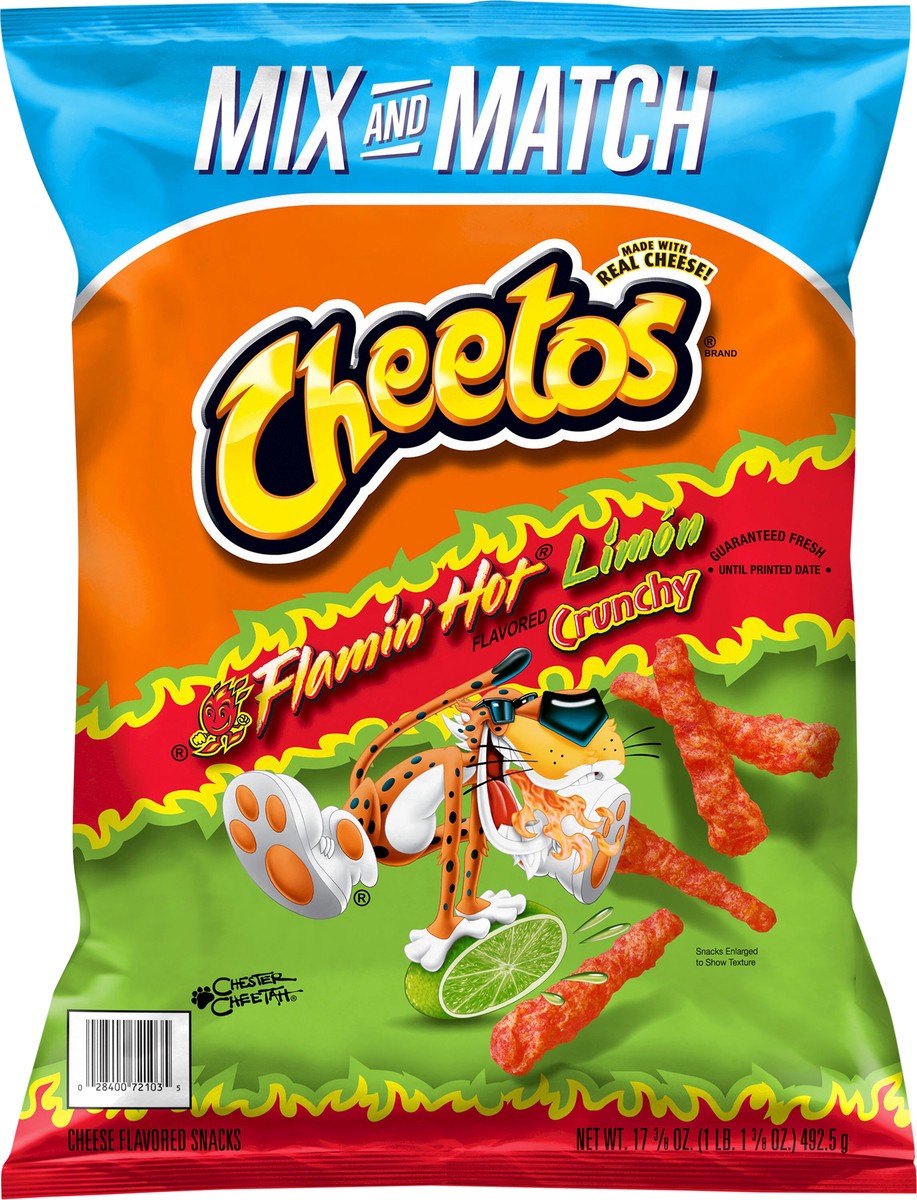 slide 3 of 6, Cheetos Cheese Flavored Snacks, 17.38 oz