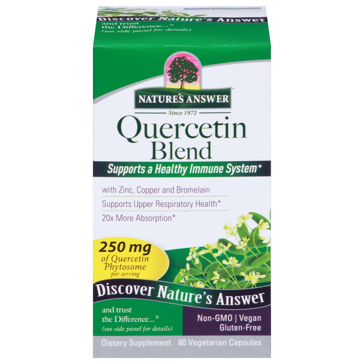 slide 2 of 10, Nature's Answer Quercetin Blend Vegetarian Capsules, 60 ct