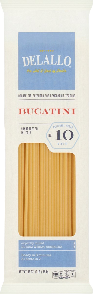 slide 1 of 12, Pasta,Bucatini #10, 16 oz