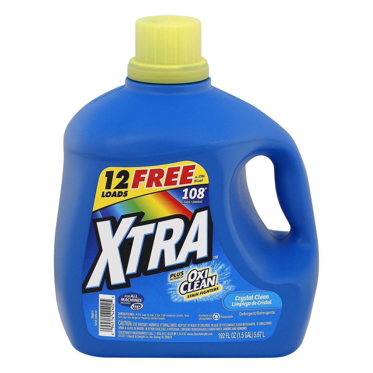 slide 1 of 4, Xtra Crystal Clean Detergent 192 oz, 192 oz