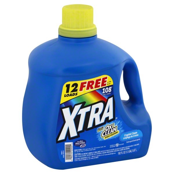 slide 1 of 1, Xtra Liq Lndry Plus Oxi, 192 fl oz