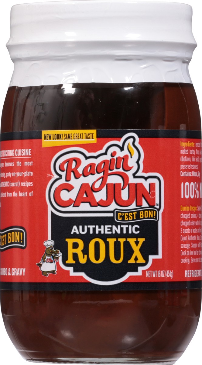 slide 12 of 14, Ragin' Cajun Fixin's Dark Roux, 16 oz
