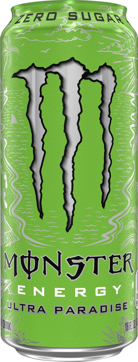 slide 2 of 2, Monster Energy Monster Ultra Paradise Energy Drink - 16 fl oz Can, 16 fl oz