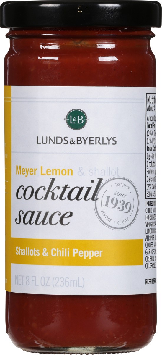 slide 9 of 13, Lunds & Byerlys Meyer Lemon & Shallot Cocktail Sauce 8 fl oz, 8 fl oz