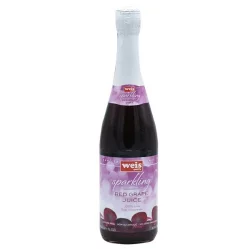 Weis Quality Sparkling Red Grape Juice - 25.4 fl oz