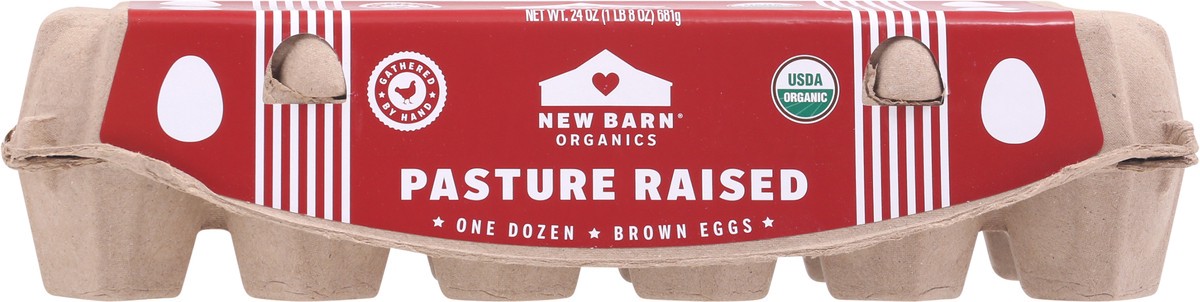 slide 8 of 9, New Barn Organics Organic Regenerative Brown Eggs Large - 12 ct, 12 ct