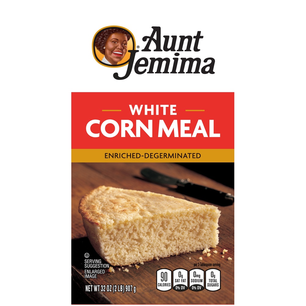 slide 2 of 5, Aunt Jemima Corn Meal, White, 2 lb