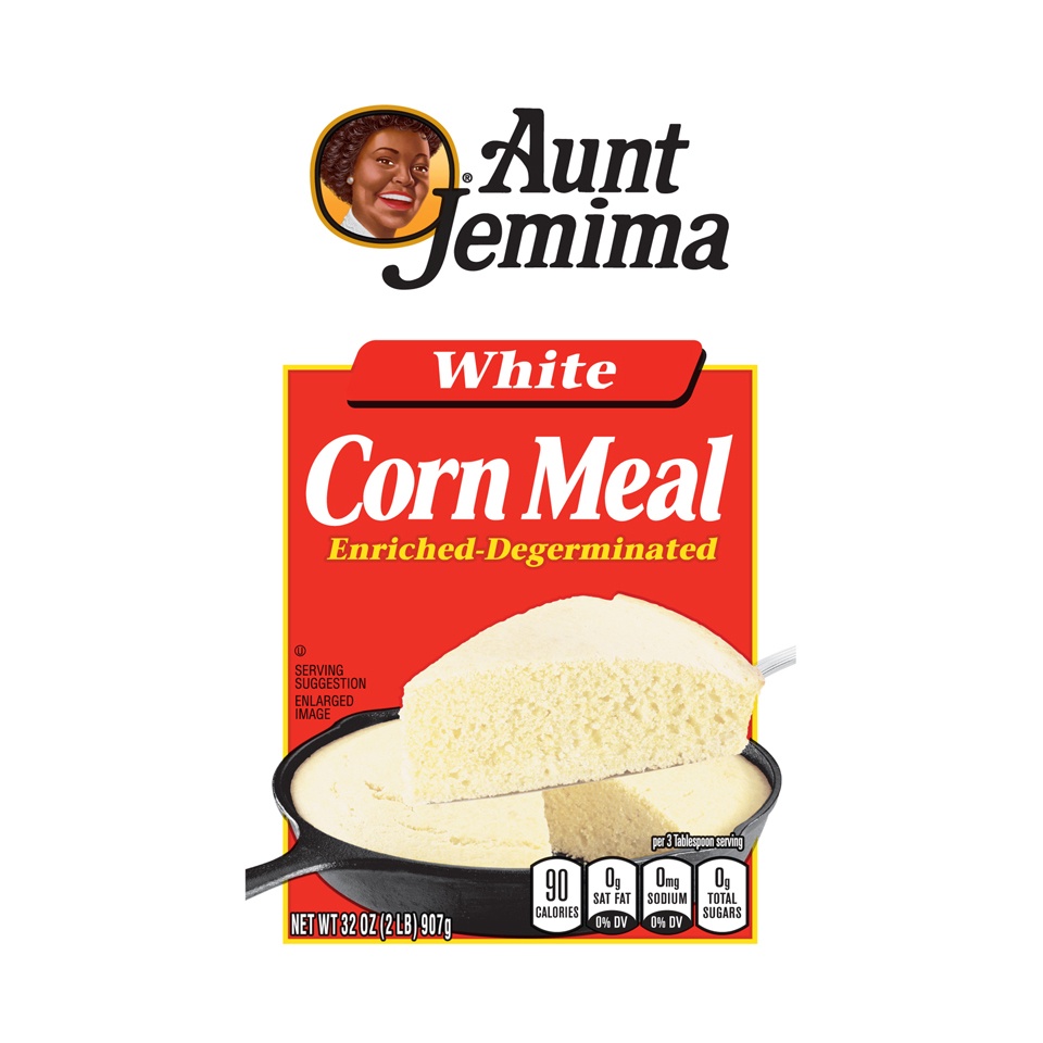 slide 1 of 5, Aunt Jemima Corn Meal, White, 2 lb