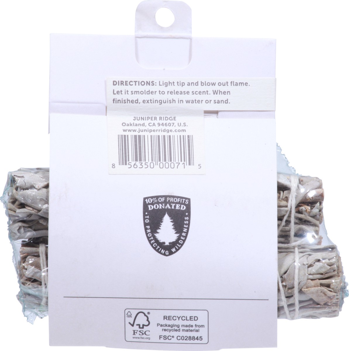 slide 3 of 11, Juniper Ridge White Sage Incense Minis 1 ea, 1 ct