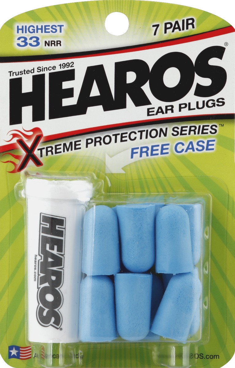 slide 1 of 3, HEAROS Ear Plugs 7 ea, 7 ct