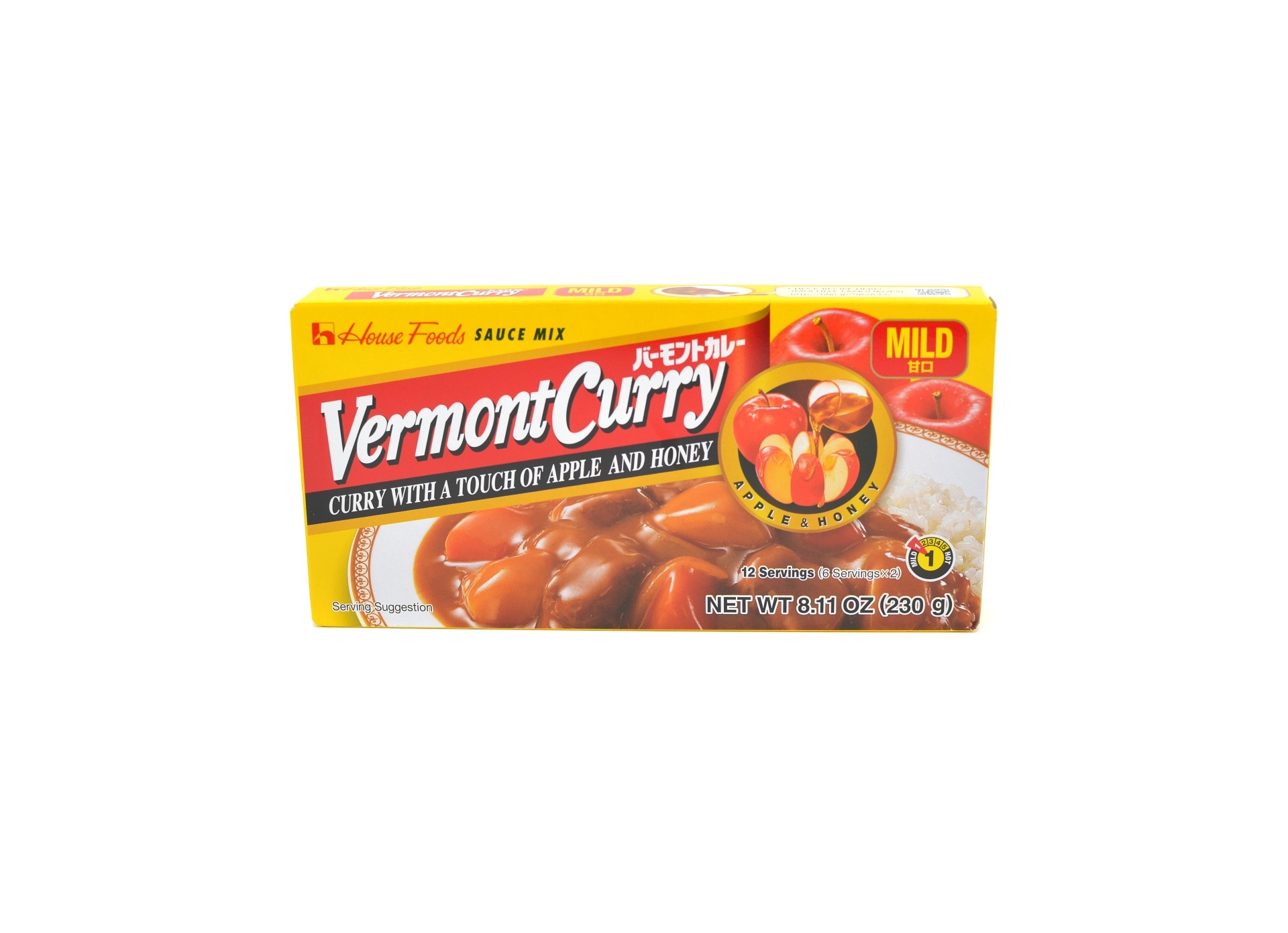 slide 1 of 1, House Foods Mild Vermont Curry, 8.11 oz