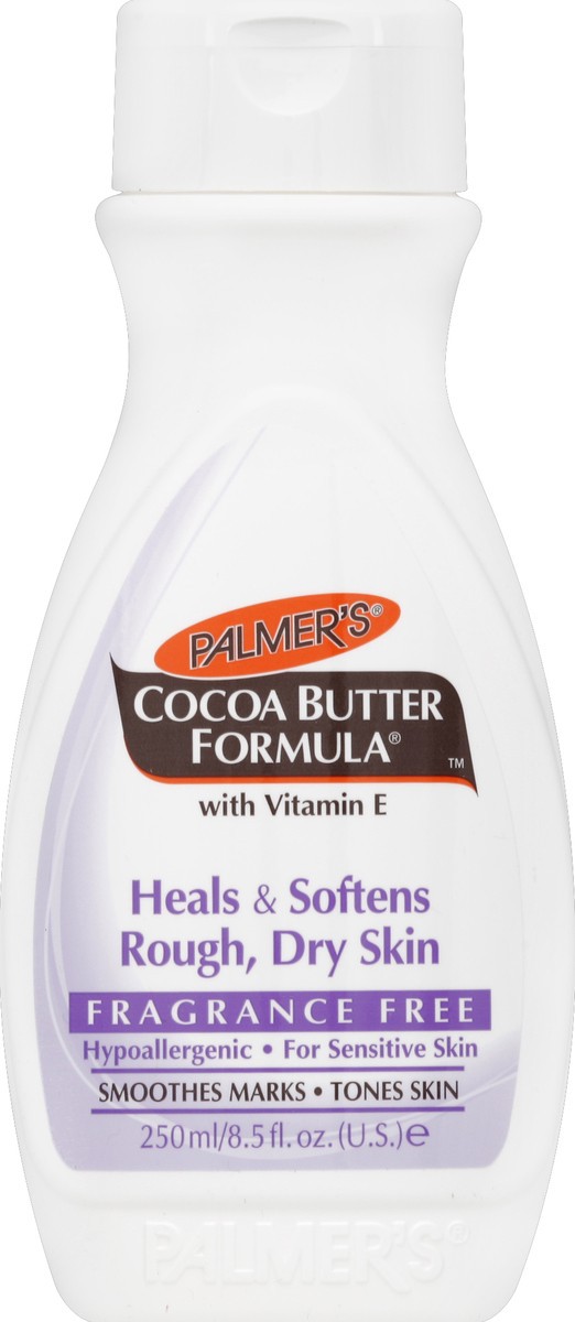 slide 2 of 3, Palmer's Cocoa Butter Formula Fragrance Free Body Lotion,  8.5 fl.oz., 8.50 fl oz