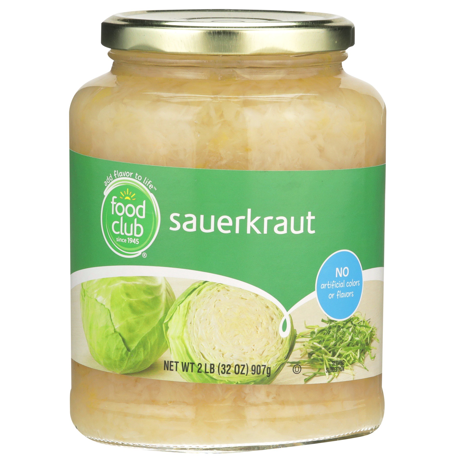 slide 1 of 6, Food Club Sauerkraut, 32 oz