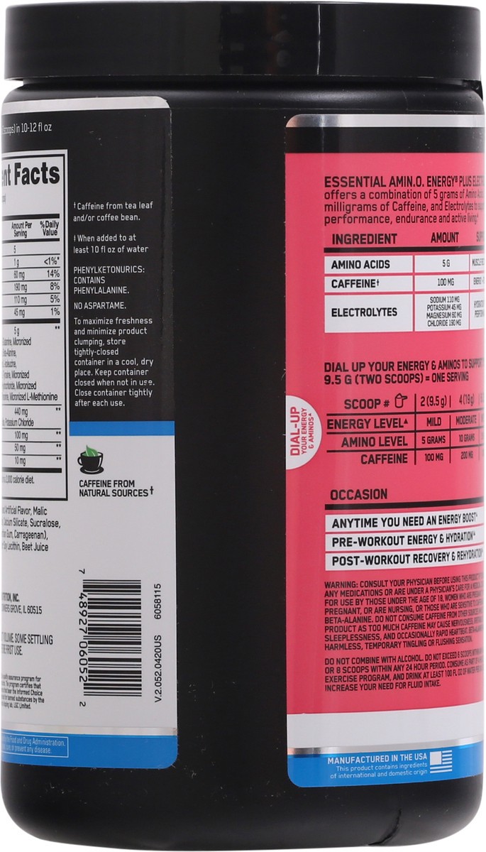 slide 2 of 9, Optimum Nutrition Essential Watermelon Splash Amino Energy 10.05 oz, 10.05 oz