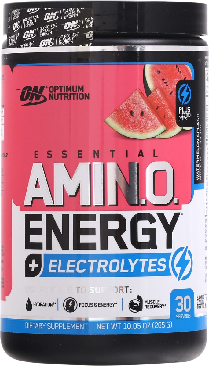 slide 6 of 9, Optimum Nutrition Essential Watermelon Splash Amino Energy 10.05 oz, 10.05 oz