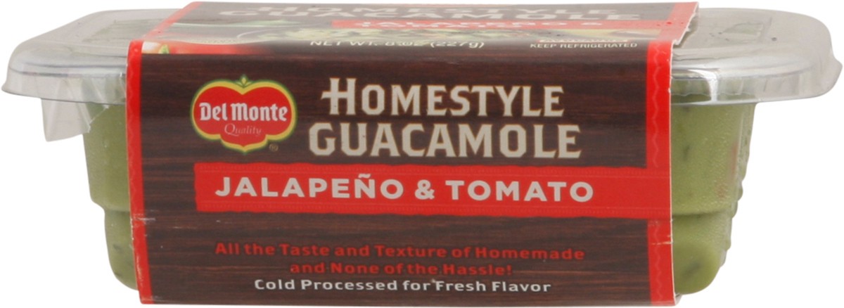 slide 8 of 9, Del Monte Homestyle Jalapeno & Tomato Guacamole 8 oz Clam Shell, 8 oz