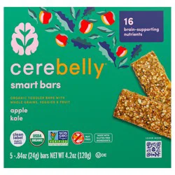 Cerebelly Apple Kale Toddler Bar